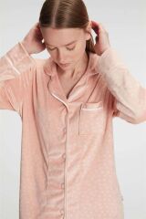 Scarlest Uzun Kol Gömlek ve Pantolon Takım Pijama Takımı