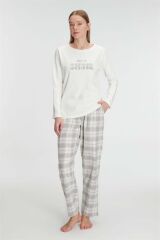 Scarlest Uzun Kol Pamuklu Kışlık Pijama Takımı