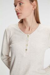 Scarlest Pamuklu Uzun Kollu Pijama Takımı