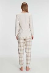 Scarlest Pamuklu Uzun Kollu Pijama Takımı