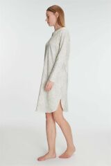 Scarlest Pamuklu Uzun Kollu Gecelik