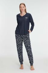 Scarlest Uzun Kol Sweatshirt Pantolon Pijama Takımı