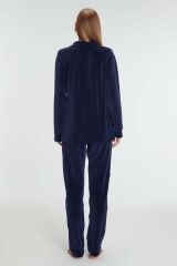 Scarlest Pamuklu Fermuarlı Sweatshirt Pantolon Pijama Takımı