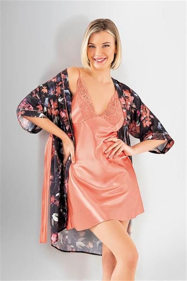 Scarlest 2li Sabahlık Takımı Somon