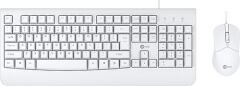 LENOVO LECOO Q Usb Kablolu Beyaz Klavye/Mouse Set CM105
