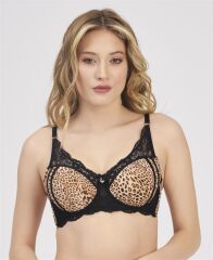 MOONLIGHT 2209 BALENLİ DESTEKSİZ LEOPAR SÜTYEN