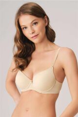 Scarlest Balenli Destekli Dolgulu Askıları Çıkabilen Günlük Klasik T-Shirt Sütyeni