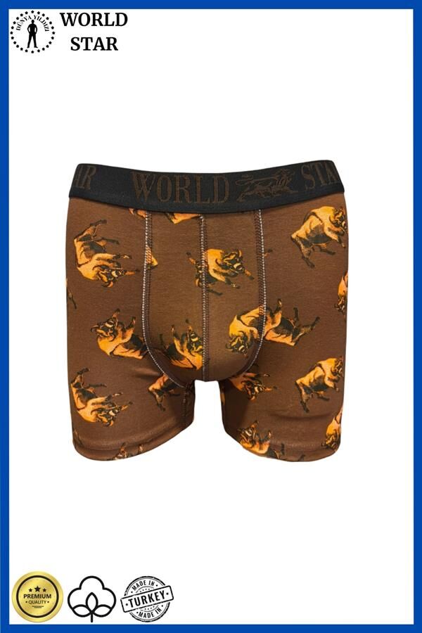 Scarlest Likralı Pamuklu Renkli Erkek Boxer