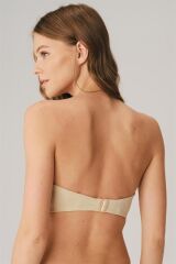 Scarlest Balenli Desteksiz Dolgusuz Askısız Straplez Yumuşak Süngerli Günlük Klasik T-Shirt Sütyeni