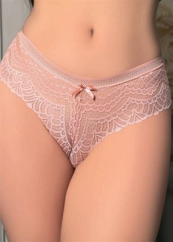 Scarlest Pudra Dantelli Desenli Fantezi Külot