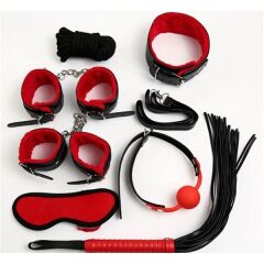 Scarlest Grinin 50 Tonu Fantazi Kelepçe Kırbaç Seti