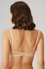 Scarlest Balenli Desteksiz Dolgusuz Toparlayıcı Dantelli Küçültücü Sütyen