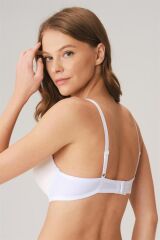 Scarlest Balenli Destekli Dolgulu Askıları Çıkabilen Günlük Klasik T-Shirt Sütyeni