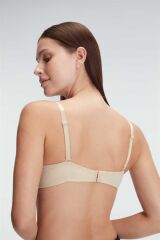 Scarlest Balenli Destekli Dolgulu Askıları Çıkabilen Günlük Klasik T-Shirt Sütyeni