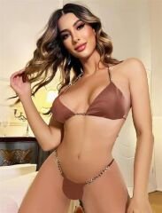 Scarlest Kahverengi Zincirli Fantezi Sütyen Takımı