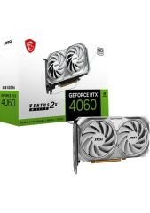 MSI 8GB RTX4060 VENTUS GDDR6X 128 Bit 2X WHITE 8G OC HDMI 3xDP DX12 PCIE 4.0 X16