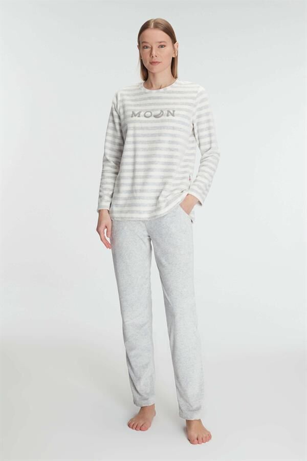Scarlest Pamuklu Uzun Kollu Pijama Takımı