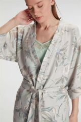 Scarlest Sabahlık Atlet ve Pantolon Takım Pamuklu Pijama Set