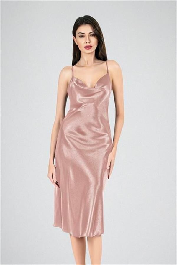 Scarlest Uzun Gecelik Degaje Vizon