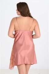 Scarlest Büyük Beden Bakır Gecelik  2109