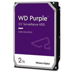 WD 3.5 PURPLE 2TB 5400RPM 64MB SATA3 Güvenlik HDD WD23PURZ (7/24) (3 YIL RESMİ DİST. GARANTİLİ)