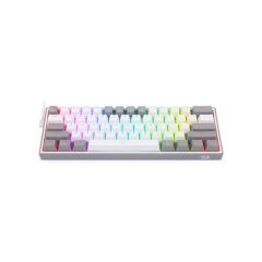 REDRAGON K617 FIZZ RGB RED SWITCH MEKANİK OYUNCU KLAVYESİ BEYAZ/GRİ