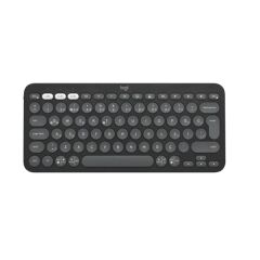LOGITECH K380S PEBBLE KEYS  920-011859 2 ÇOKLU CİHAZ ÖZELLİKLİ BLUETOOTH TÜRKÇE Q KLAVYE GRİ 