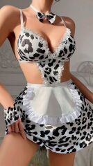 Scarlest Dalmaçya Desenli Fantezi Hizmetçi Kostümü