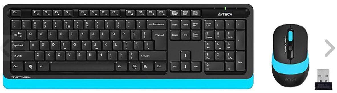 A4 TECH FG1010 Q MAVİ MM KABLOSUZ KLV+MOUSE SET