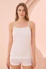 Scarlest İp Askılı Beyaz Ribana Atlet