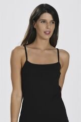 Scarlest İp Askılı Siyah Ribana Atlet