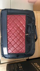 REX Baklava Desenli 15,6 Kumaş Siyah-Bordo Notebook Çantası Bilgisayar