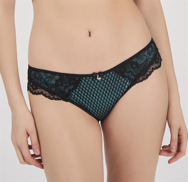 MOONLIGHT 3213 DANTEL DETAYLI YEŞİL SLİP