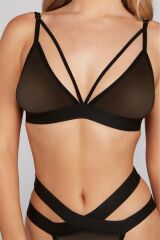 Scarlest Tül Sütyen Külot Takım