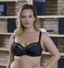 Scarlest 2189 Siyah Ince Süngerli Toparlayıcı Sütyen