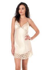 Scarlest Fildişi Saten Gecelik