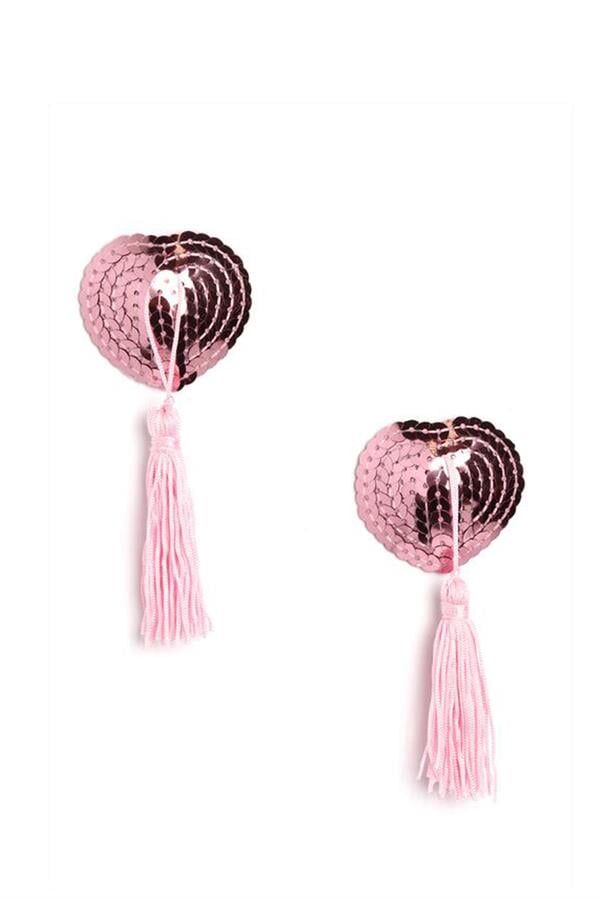 Scarlest Pembe Püsküllü Fantezi Göğüs Ucu Kapatıcı