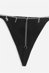 Scarlest Yazılı Zincirli Fantezi Tanga