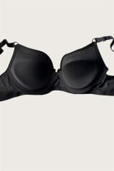 Scarlest Siyah-Beyaz-Kırmızı-Ten 4'lü Dolgulu Push Up Micro Balenli Günlük Tek Destekli Sütyen