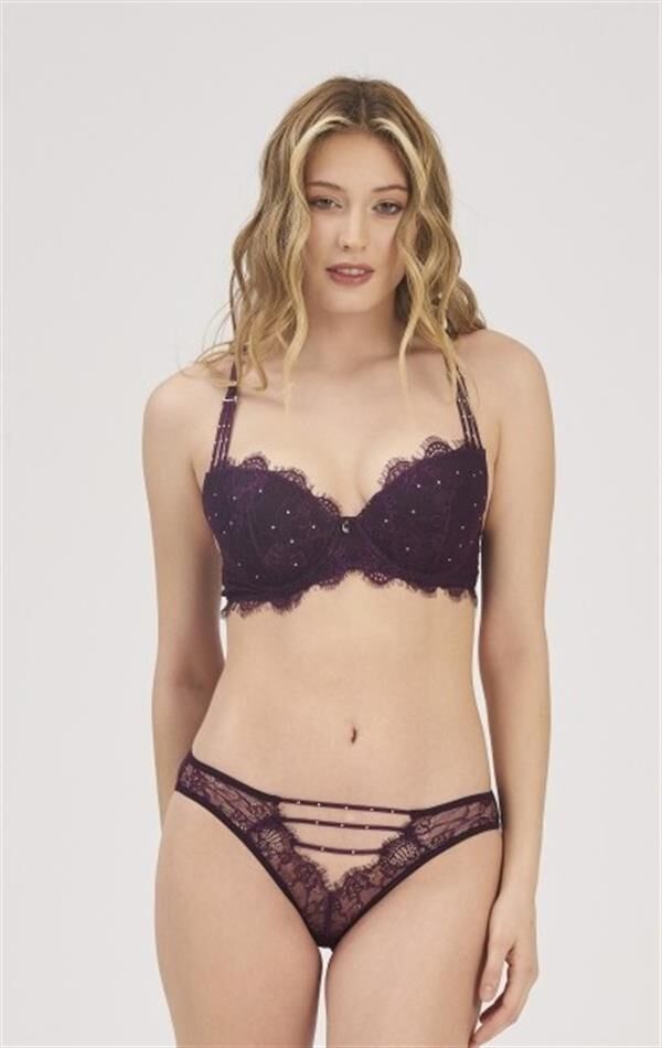 MOONLIGHT 326 VİŞNE SÜTYEN SLİP TAKIM