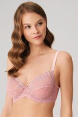 Scarlest Balenli Desteksiz Dolgusuz Toparlayıcı Dantelli Küçültücü Sütyen