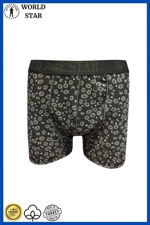 Scarlest Likralı Pamuklu Renkli Erkek Boxer