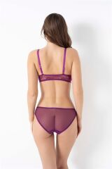 Scarlest Balensiz Desteksiz Dolgusuz Dantelli Bralet Sütyen ve Slip Takım