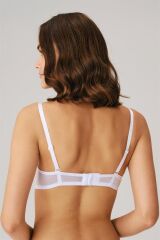 Scarlest Balenli Desteksiz Dolgusuz Askıları Çıkabilen Yaka Detaylı T-Shirt Sütyeni